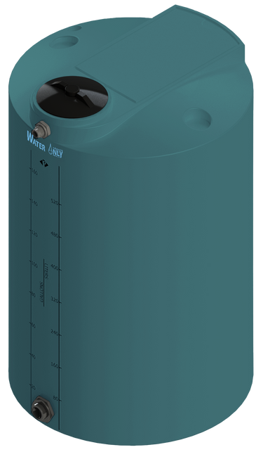 175 Gal ProChem® Potable Water Tank w/Bulkhead Fittings - Twist Lid 8